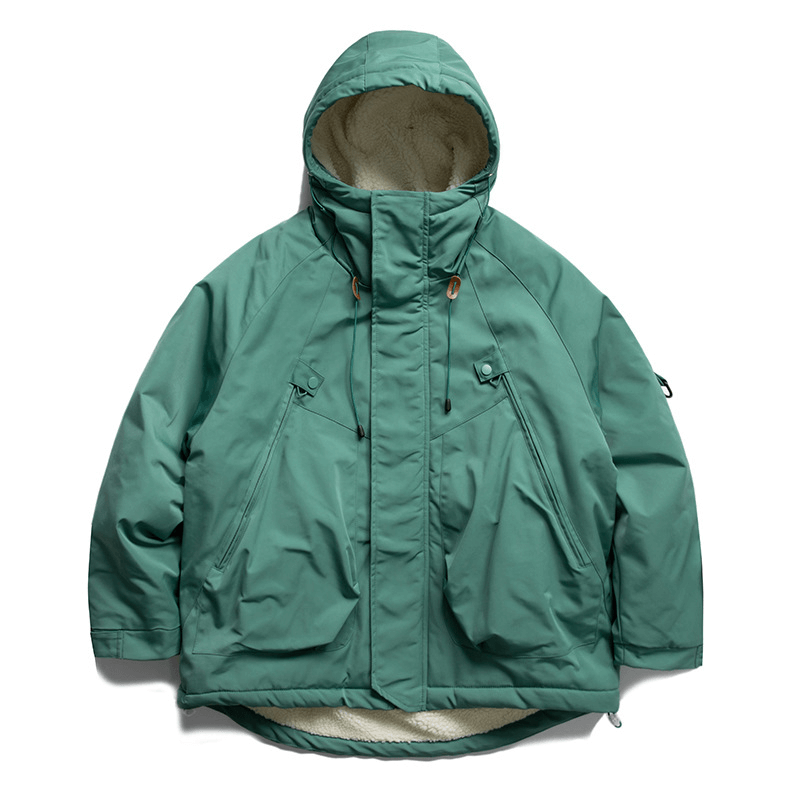 Green sherpa lined jacket Green sherpa lined jacket