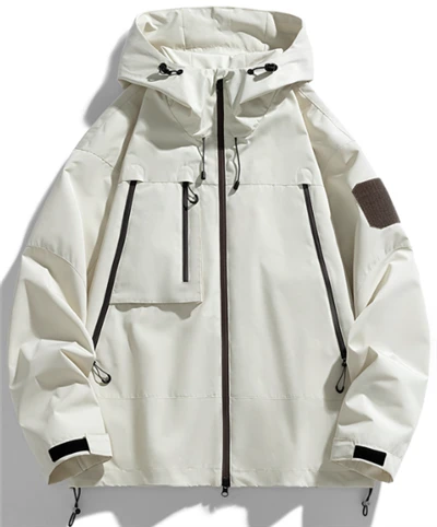 Waterproof Men's Coat With Hood