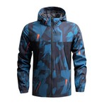 Palton sport albastru pentru bărbați