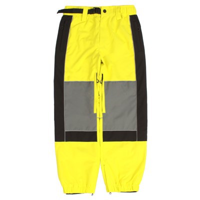 Pantaloni galbeni pentru zăpadă pentru bărbați