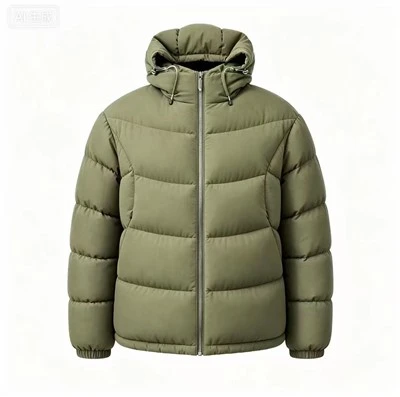 Nylon Shiny Yarn Curved Quilted Puffer Jacket best